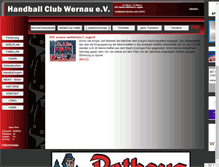 Tablet Screenshot of hcwernau.de